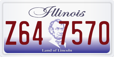 IL license plate Z647570