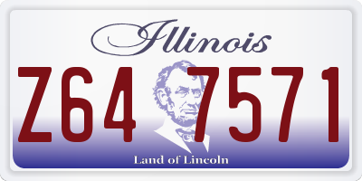 IL license plate Z647571