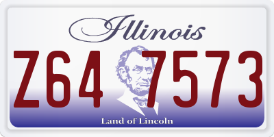 IL license plate Z647573