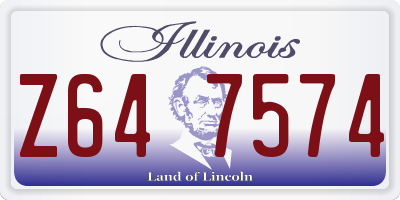IL license plate Z647574
