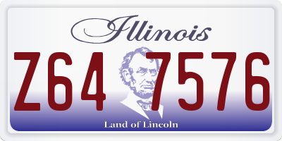 IL license plate Z647576