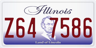 IL license plate Z647586