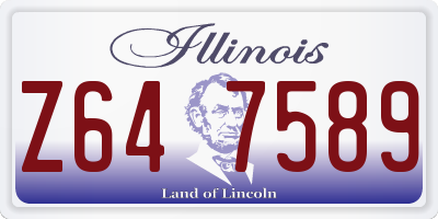 IL license plate Z647589