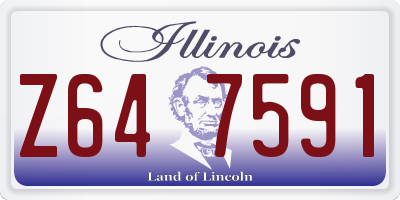 IL license plate Z647591