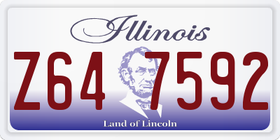 IL license plate Z647592