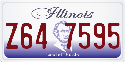 IL license plate Z647595