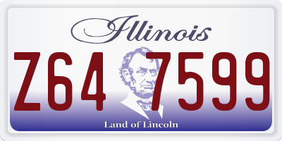 IL license plate Z647599