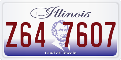 IL license plate Z647607