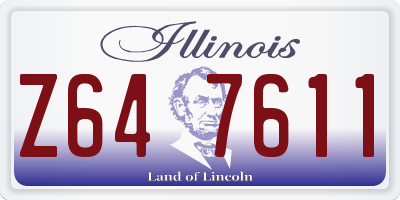 IL license plate Z647611