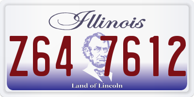 IL license plate Z647612