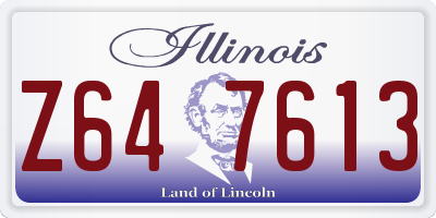 IL license plate Z647613