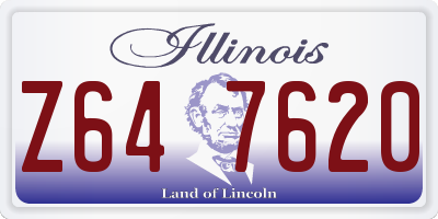 IL license plate Z647620