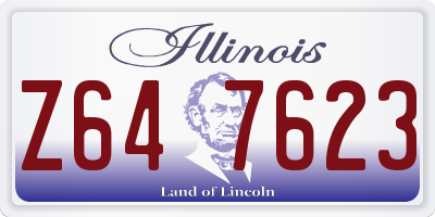 IL license plate Z647623