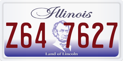 IL license plate Z647627