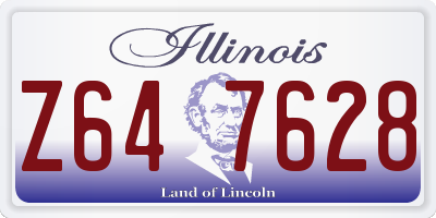 IL license plate Z647628