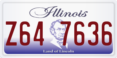 IL license plate Z647636