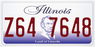IL license plate Z647648