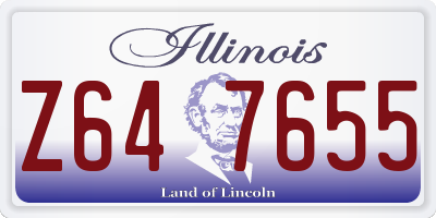 IL license plate Z647655