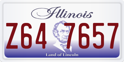 IL license plate Z647657