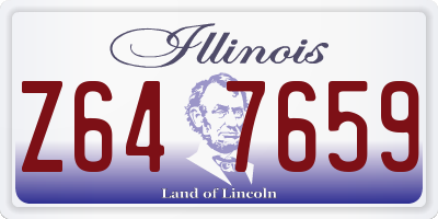 IL license plate Z647659