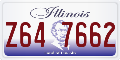 IL license plate Z647662