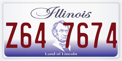 IL license plate Z647674