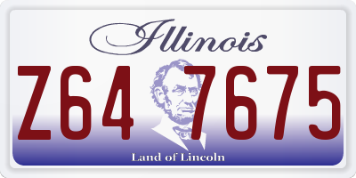 IL license plate Z647675