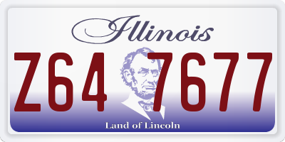 IL license plate Z647677