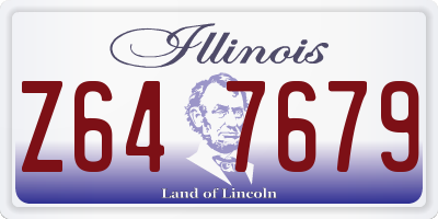 IL license plate Z647679