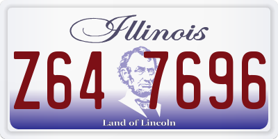 IL license plate Z647696