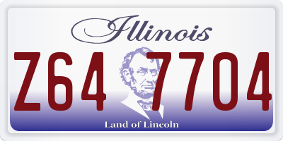 IL license plate Z647704