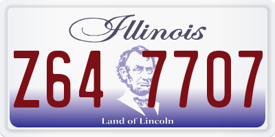 IL license plate Z647707