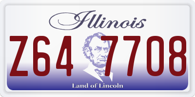 IL license plate Z647708