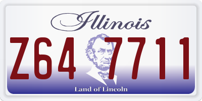 IL license plate Z647711