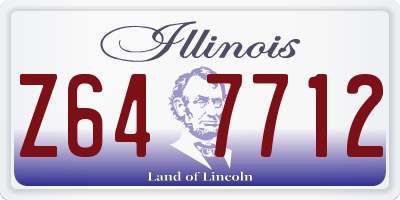 IL license plate Z647712