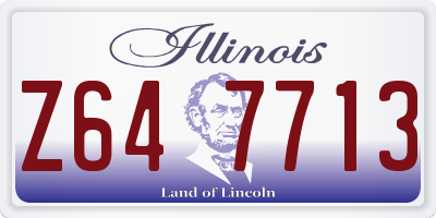 IL license plate Z647713