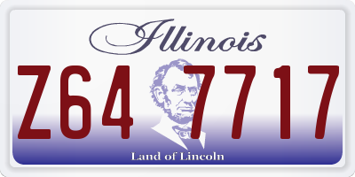 IL license plate Z647717