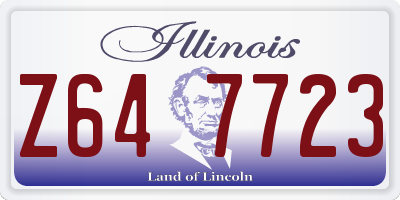 IL license plate Z647723