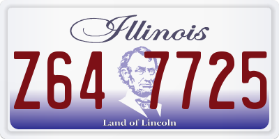 IL license plate Z647725