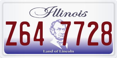IL license plate Z647728