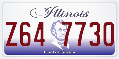 IL license plate Z647730