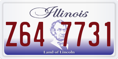 IL license plate Z647731