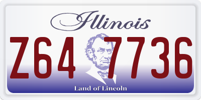 IL license plate Z647736