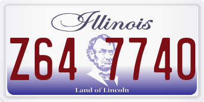 IL license plate Z647740