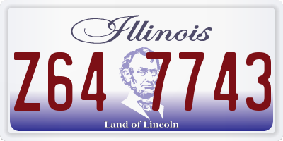 IL license plate Z647743