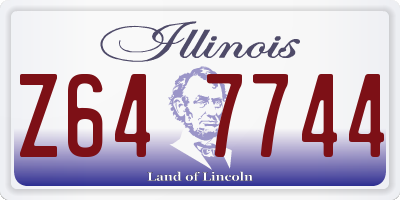 IL license plate Z647744