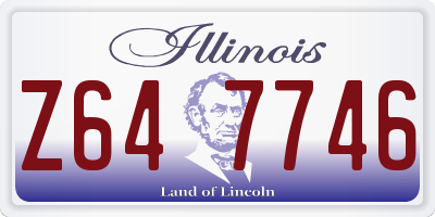 IL license plate Z647746