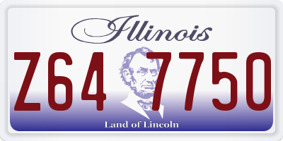 IL license plate Z647750