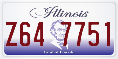 IL license plate Z647751