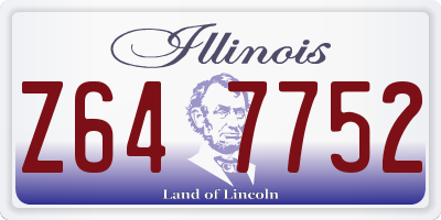 IL license plate Z647752
